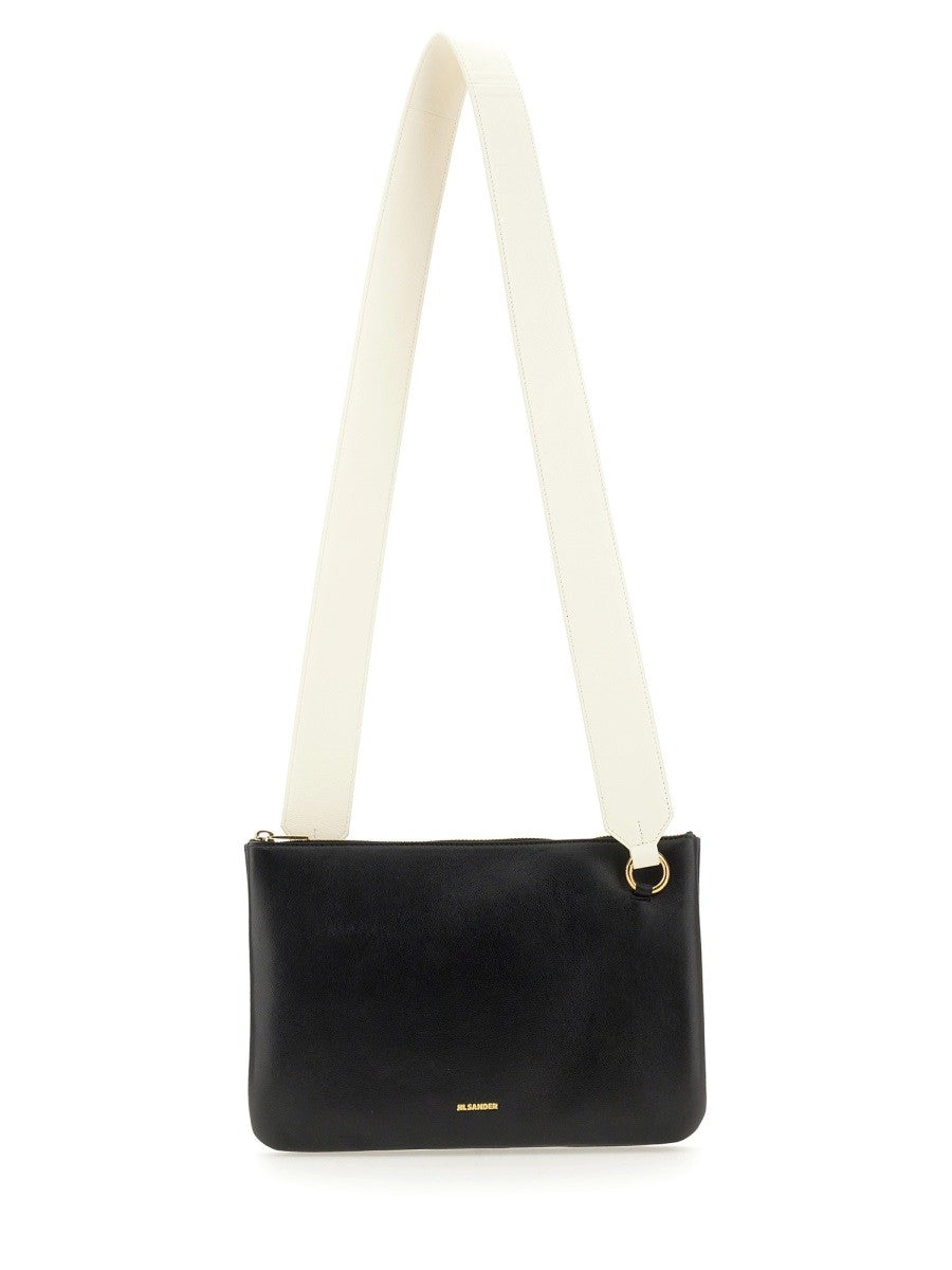 JIL SANDER LG LEATHER LINK BAG