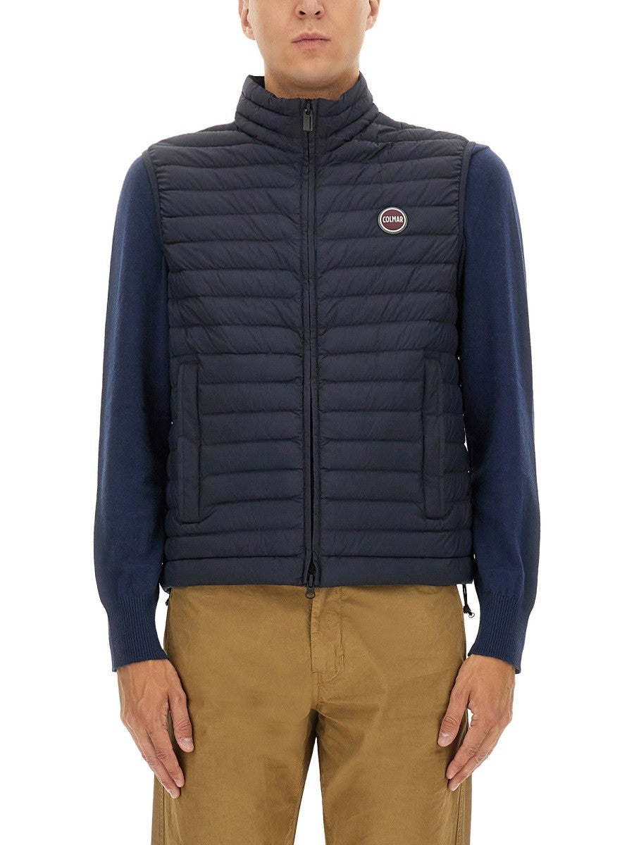 COLMAR ORIGINALS LIGHTWEIGHT DOWN VEST WITH DRAWSTRING