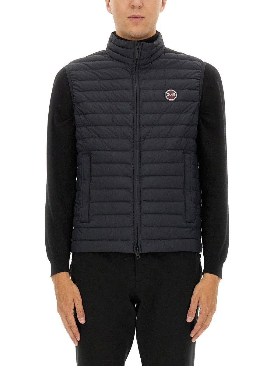COLMAR ORIGINALS LIGHTWEIGHT DOWN VEST WITH DRAWSTRING