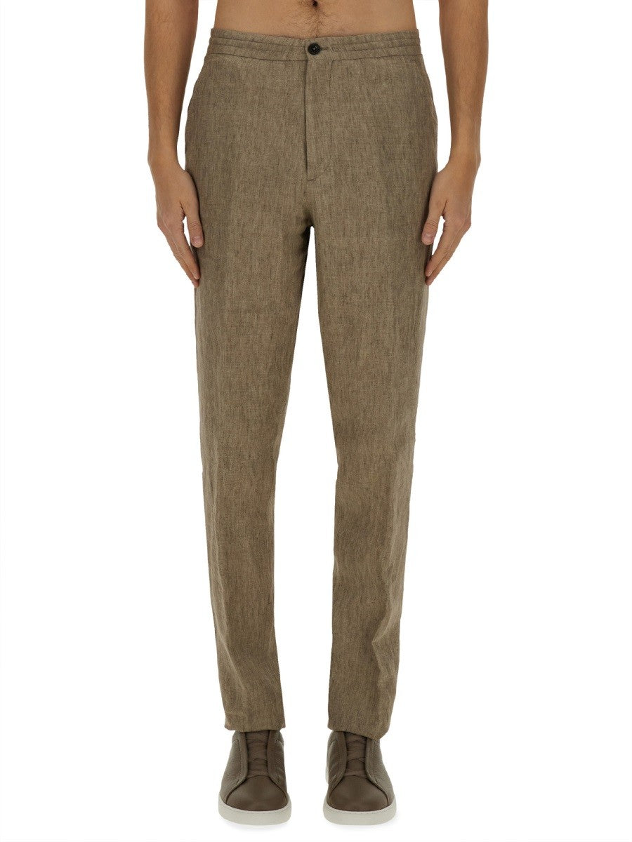 Zegna LINEN JOGGER PANTS