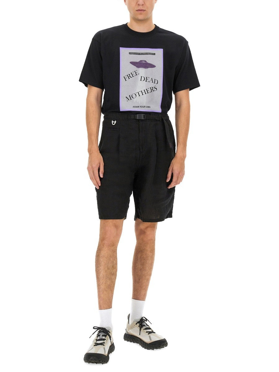 UNDERCOVER LINEN SHORTS