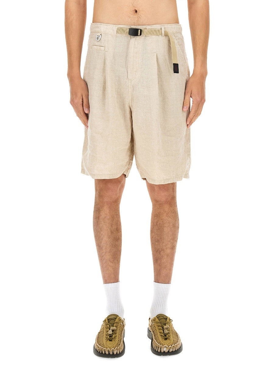 UNDERCOVER LINEN SHORTS