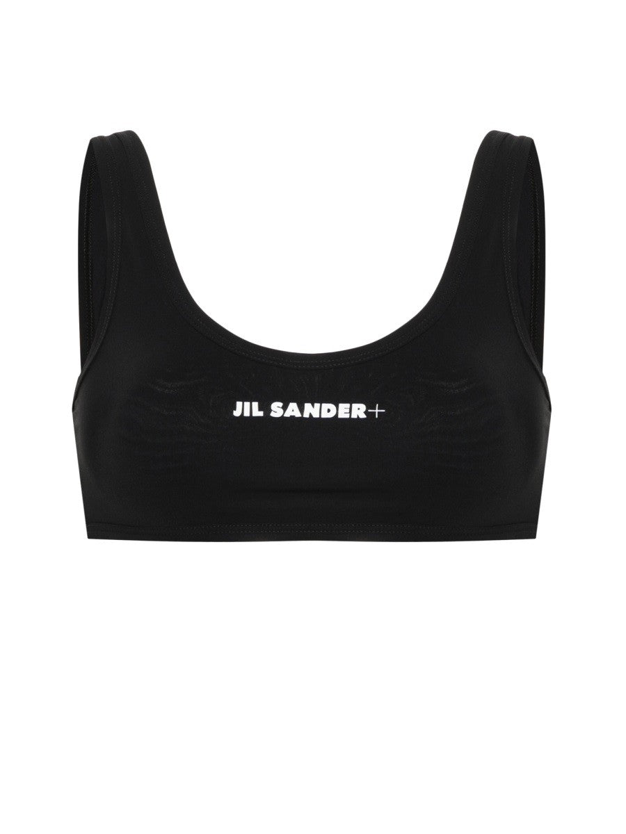 JIL SANDER LOGO BIKINI TOP