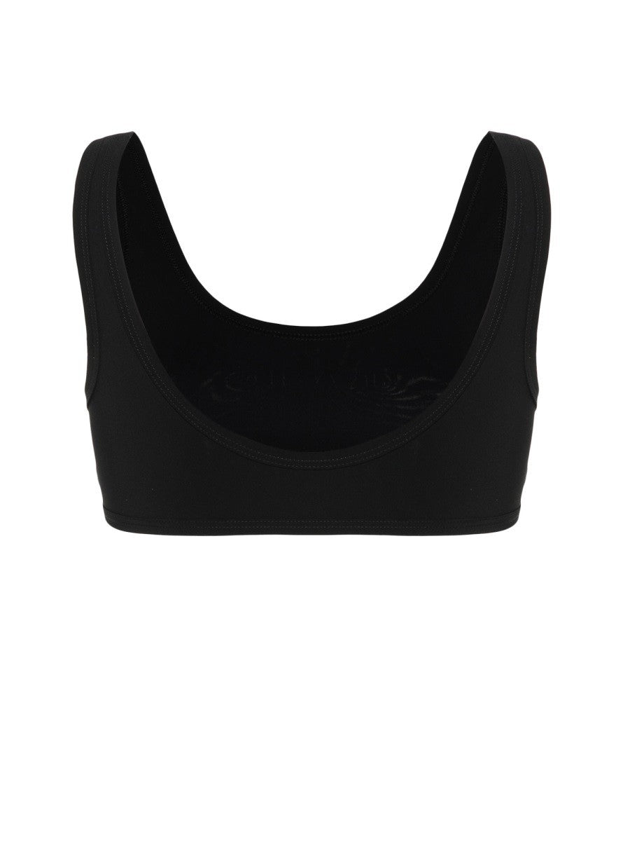 JIL SANDER LOGO BIKINI TOP