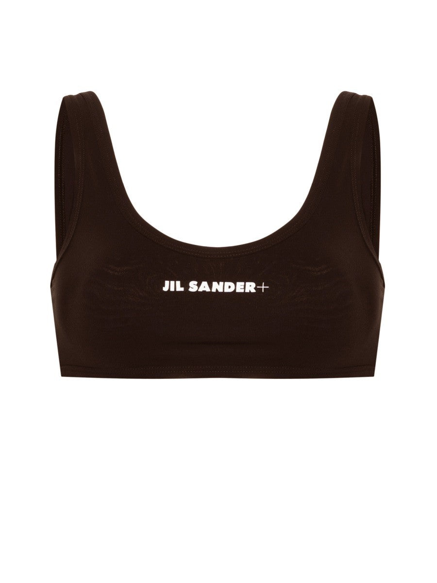 JIL SANDER LOGO BIKINI TOP