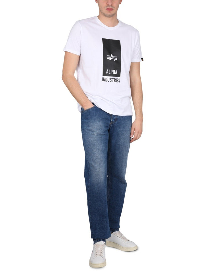 ALPHA INDUSTRIES LOGO PRINT T-SHIRT