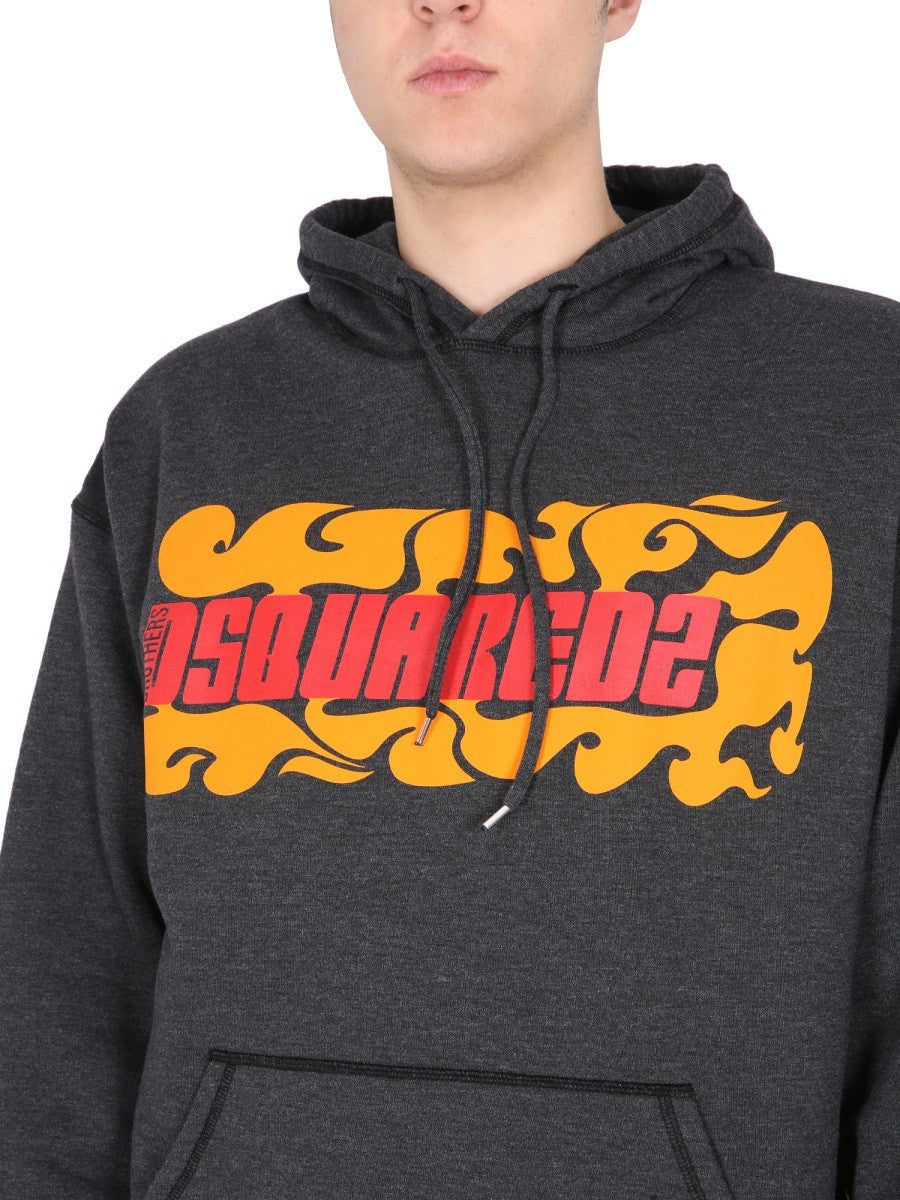 Dsquared LOGO PRINTED SWEATSHIRT