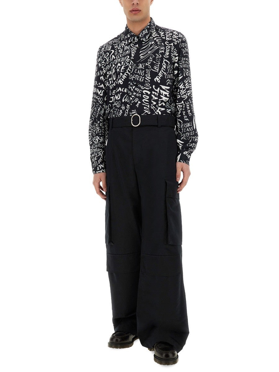 Versace Jeans Couture LOGOMANIA PRINT SHIRT