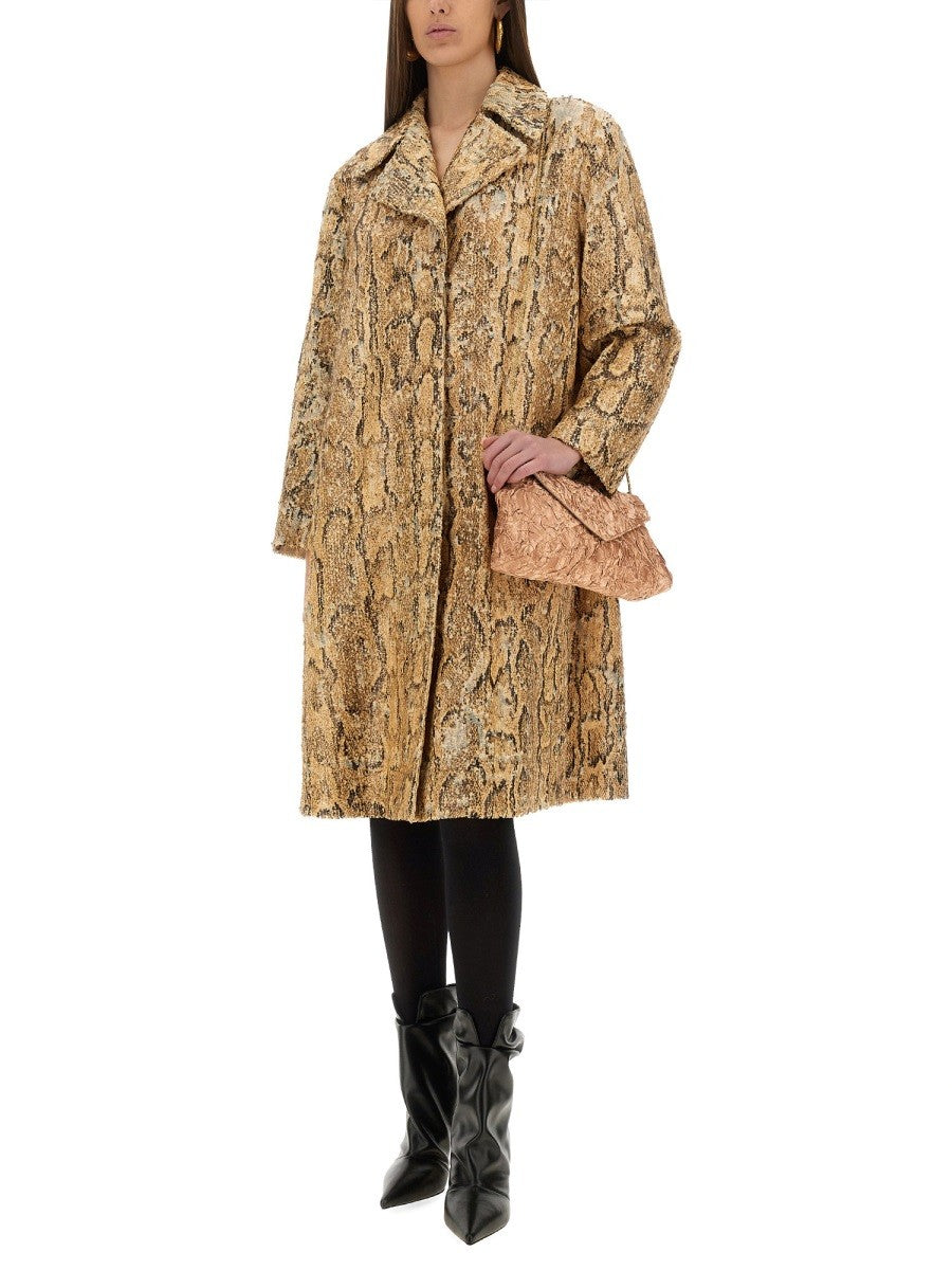 Dries Van Noten LONG COAT WITH SEQUINS