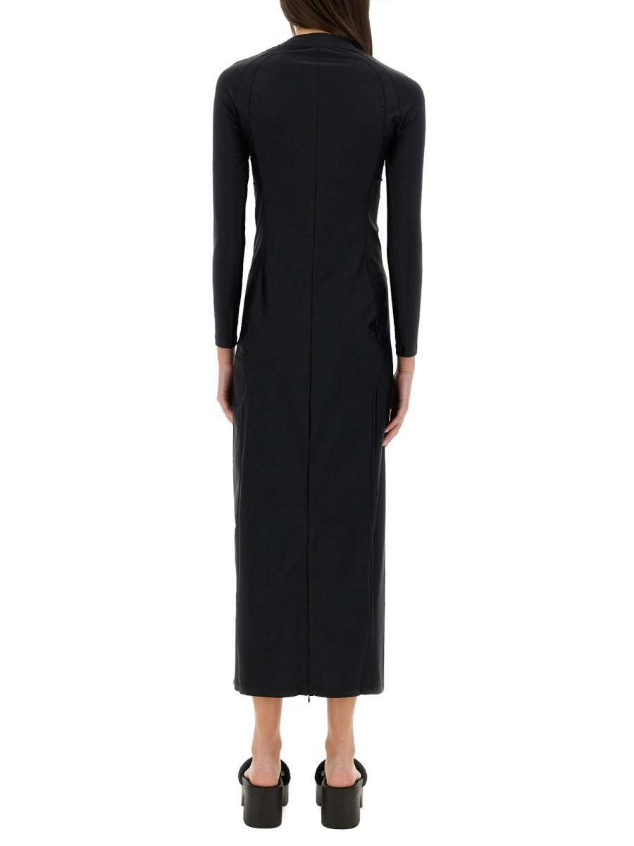 ALEXANDERWANG.T LONG DRESS WITH LOGO