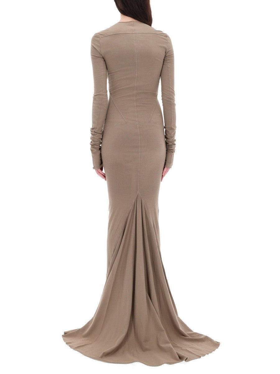 RICK OWENS DRKSHDW LONG "EDFU" DRESS