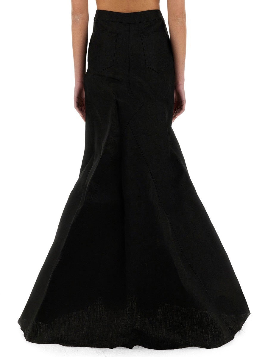 RICK OWENS LONG SKIRT