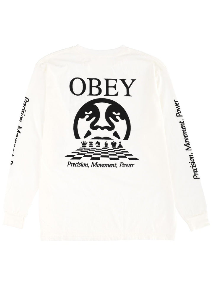 OBEY LONG SLEEVE "PRECISION" T-SHIRT