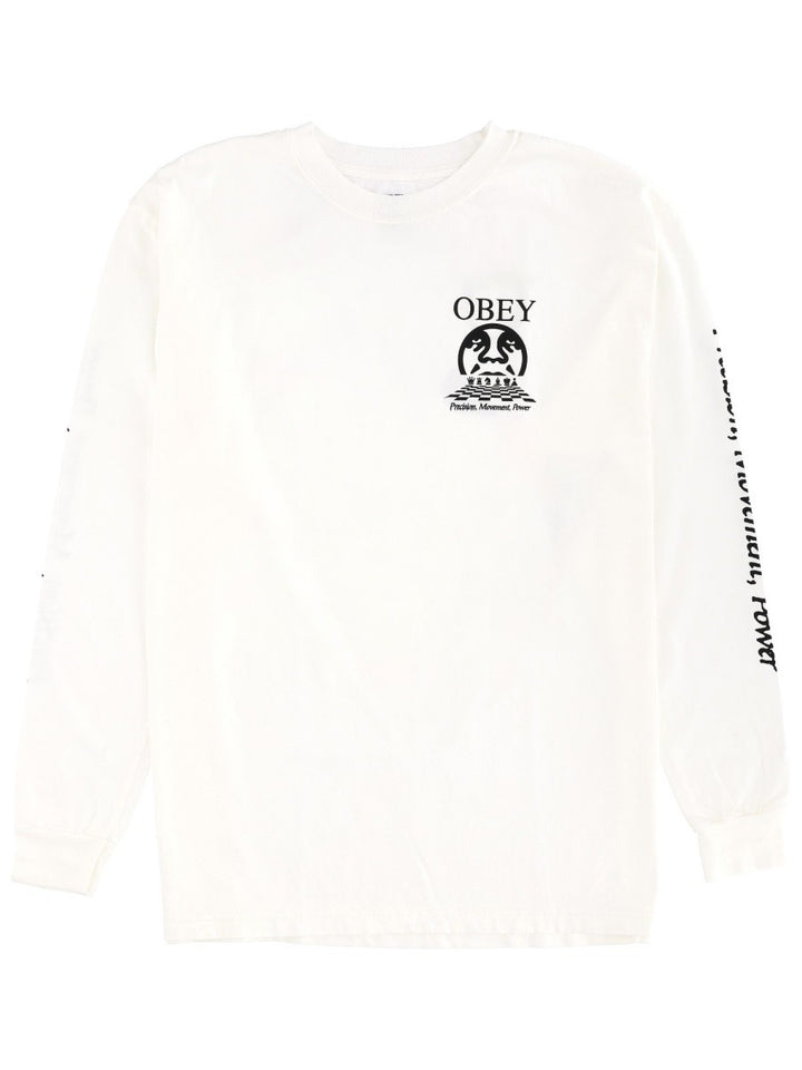OBEY LONG SLEEVE "PRECISION" T-SHIRT
