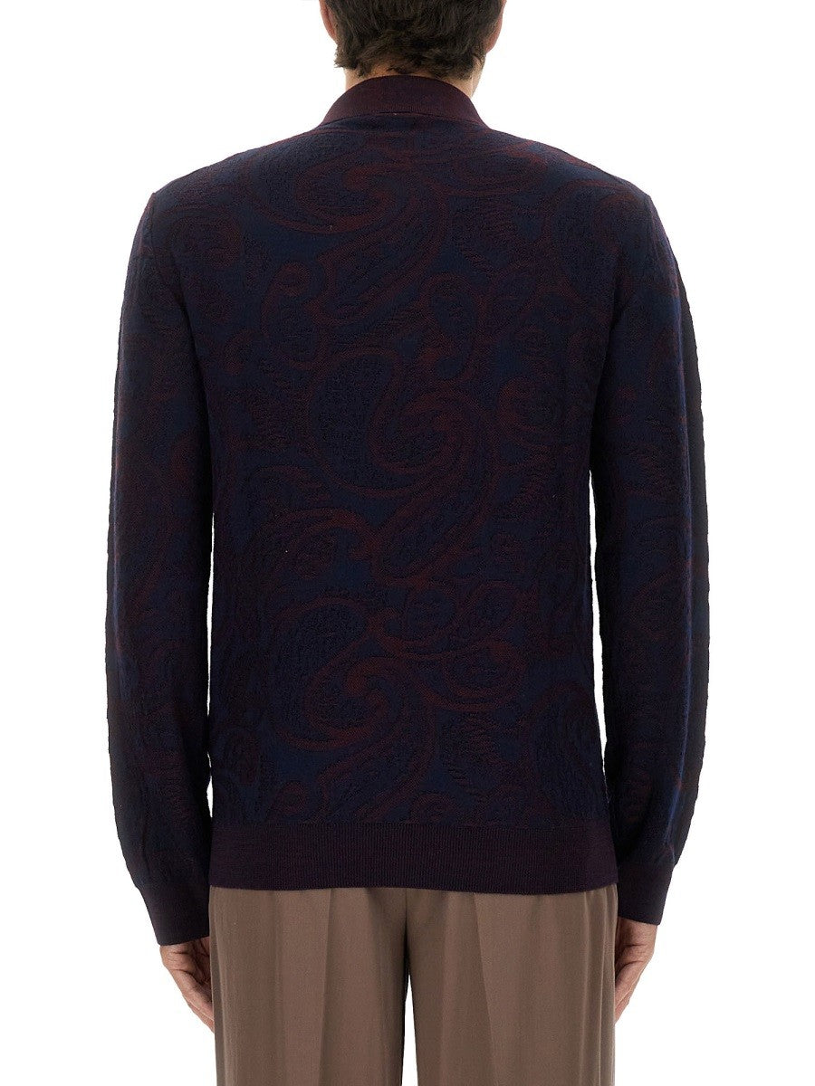 Etro LONG-SLEEVED POLO SHIRT