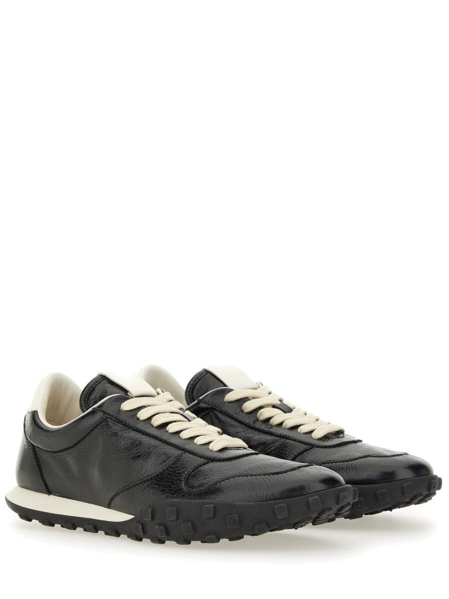 JIL SANDER LOW LEATHER SNEAKER