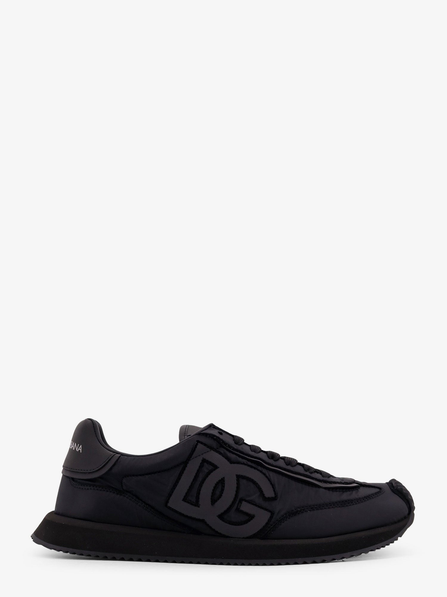 Dolce & Gabbana Low-top mesh sneakers with suede inserts