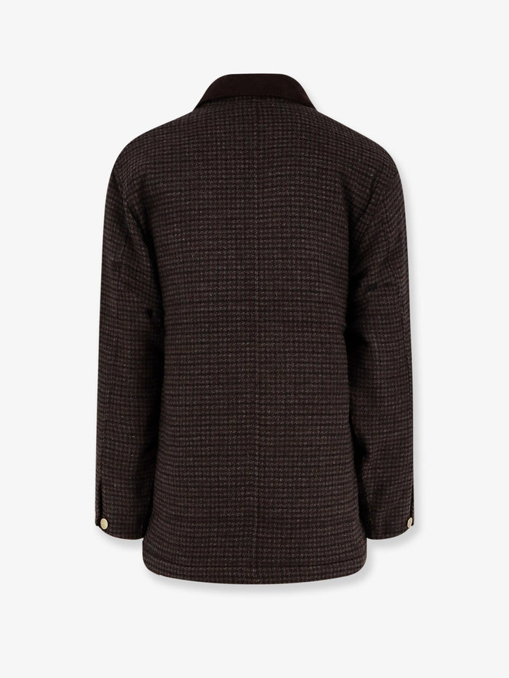 Carhartt Wip Lowis jacket with houndstooth pattern