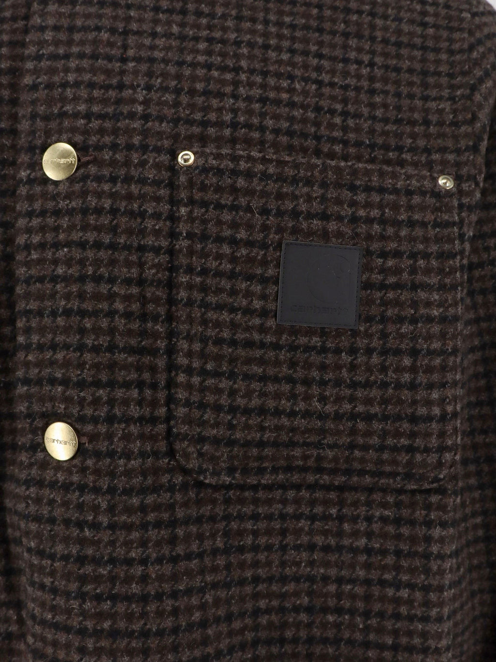 Carhartt Wip Lowis jacket with houndstooth pattern