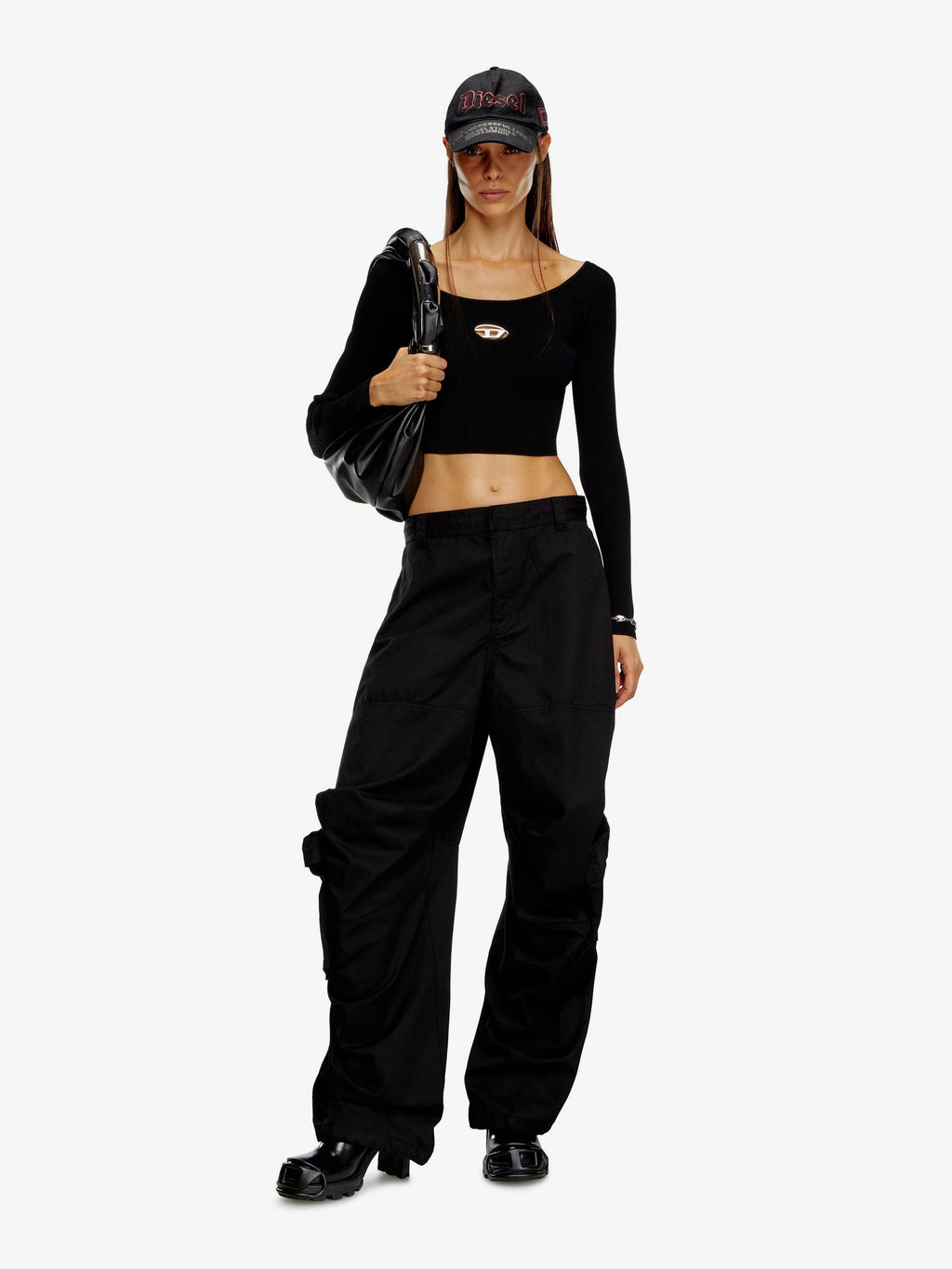 Diesel M-Vera-LS sustainable viscose sweater