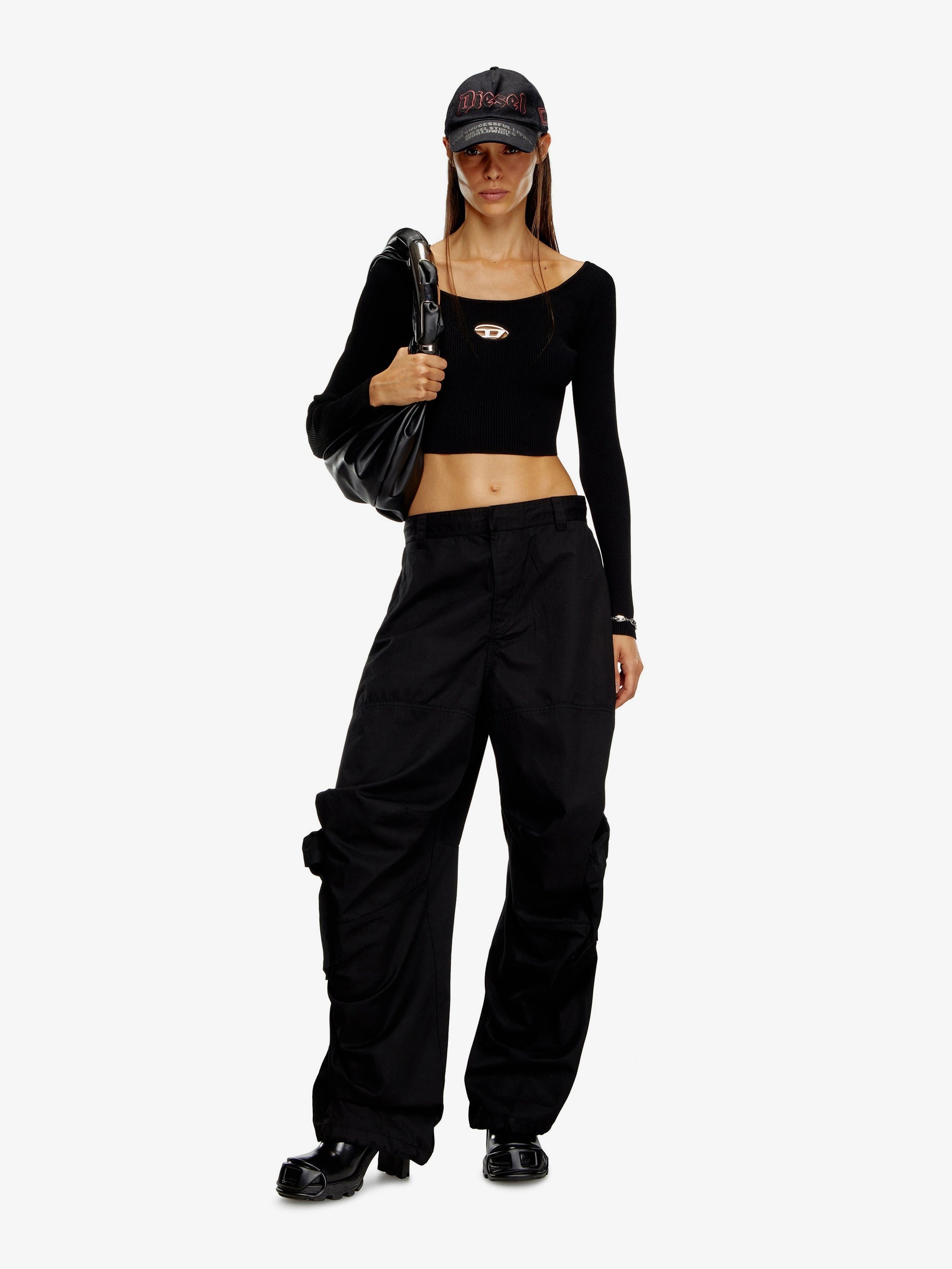 Diesel M-Vera-LS sustainable viscose sweater