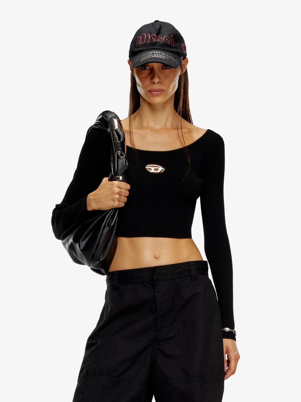 Diesel M-Vera-LS sustainable viscose sweater