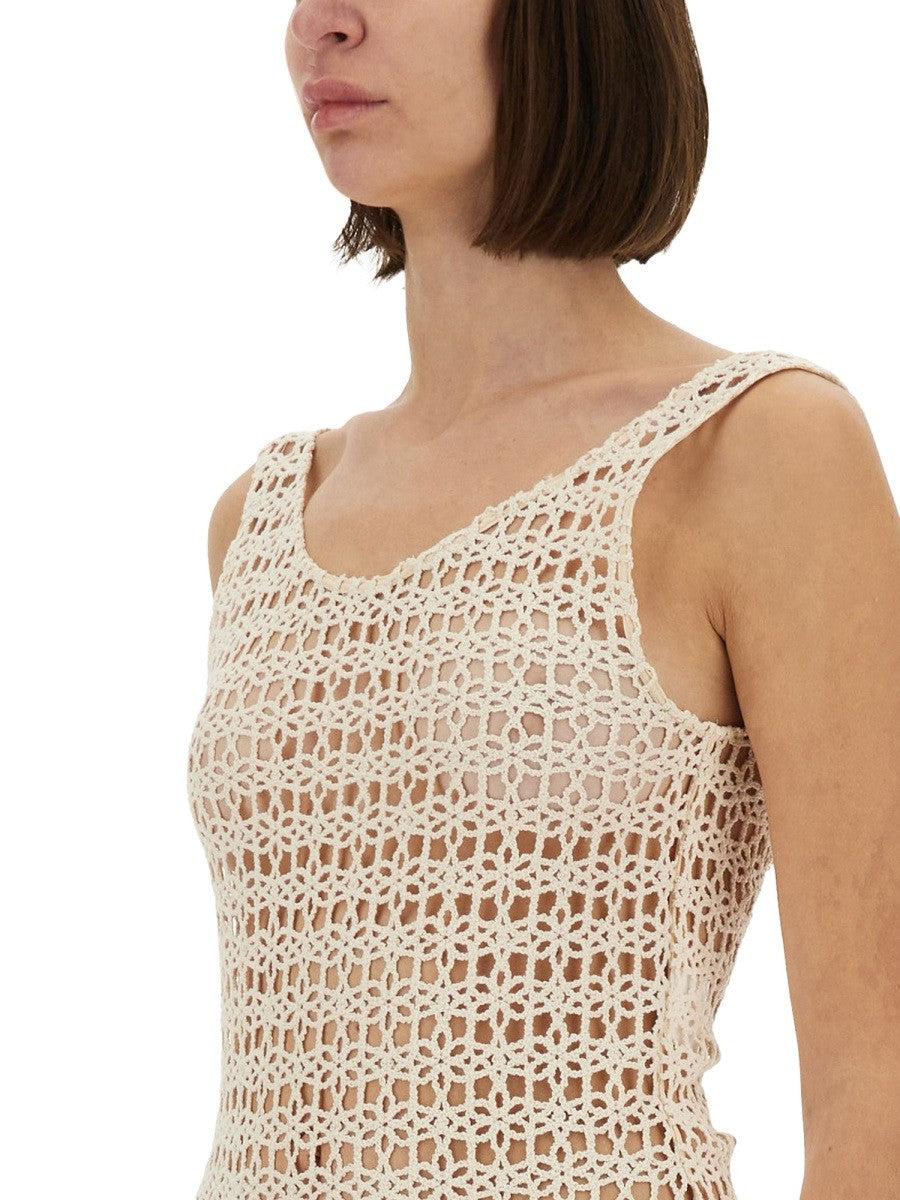 ALYSI MACRAMÉ BODYSUIT