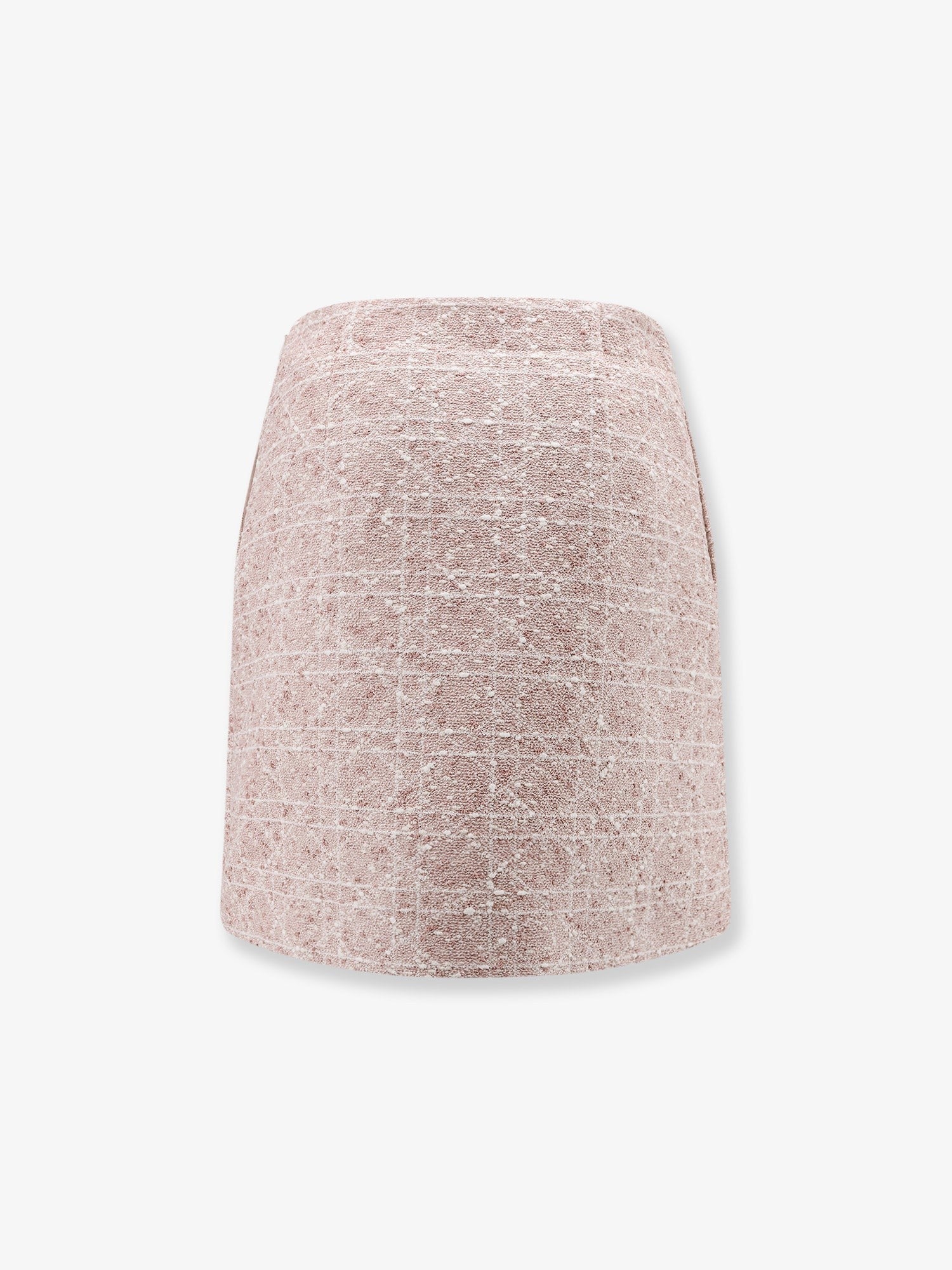 Dior Macrocannage cotton blend tweed mini skirt