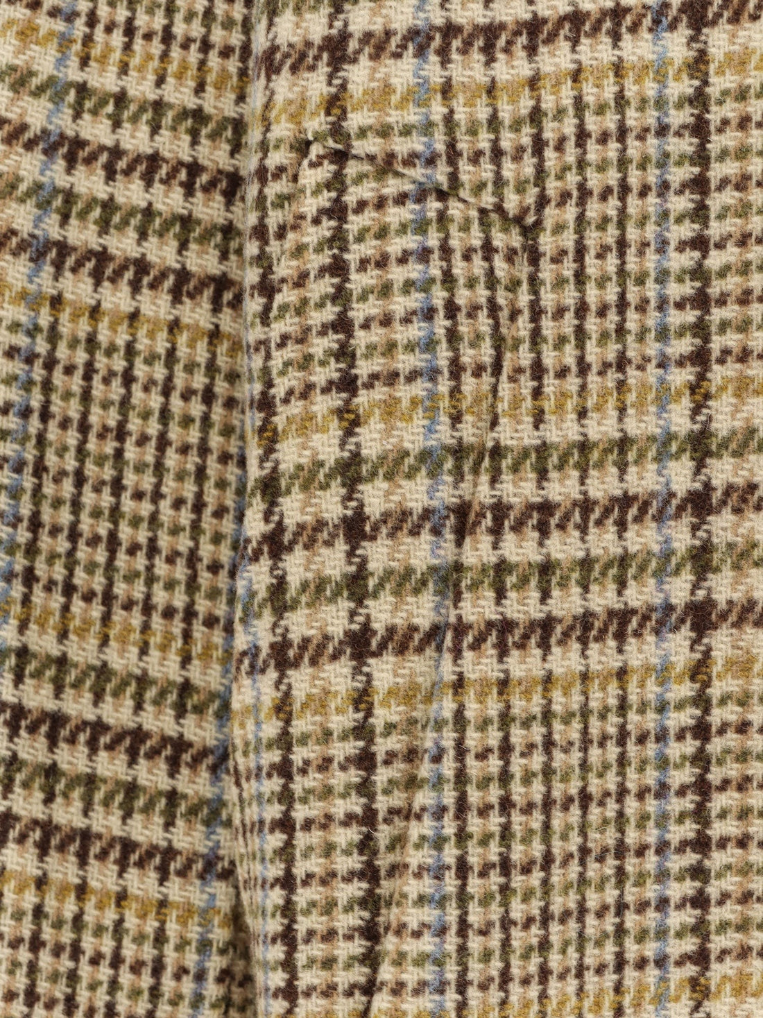 AMARANTO Madras coat with padding