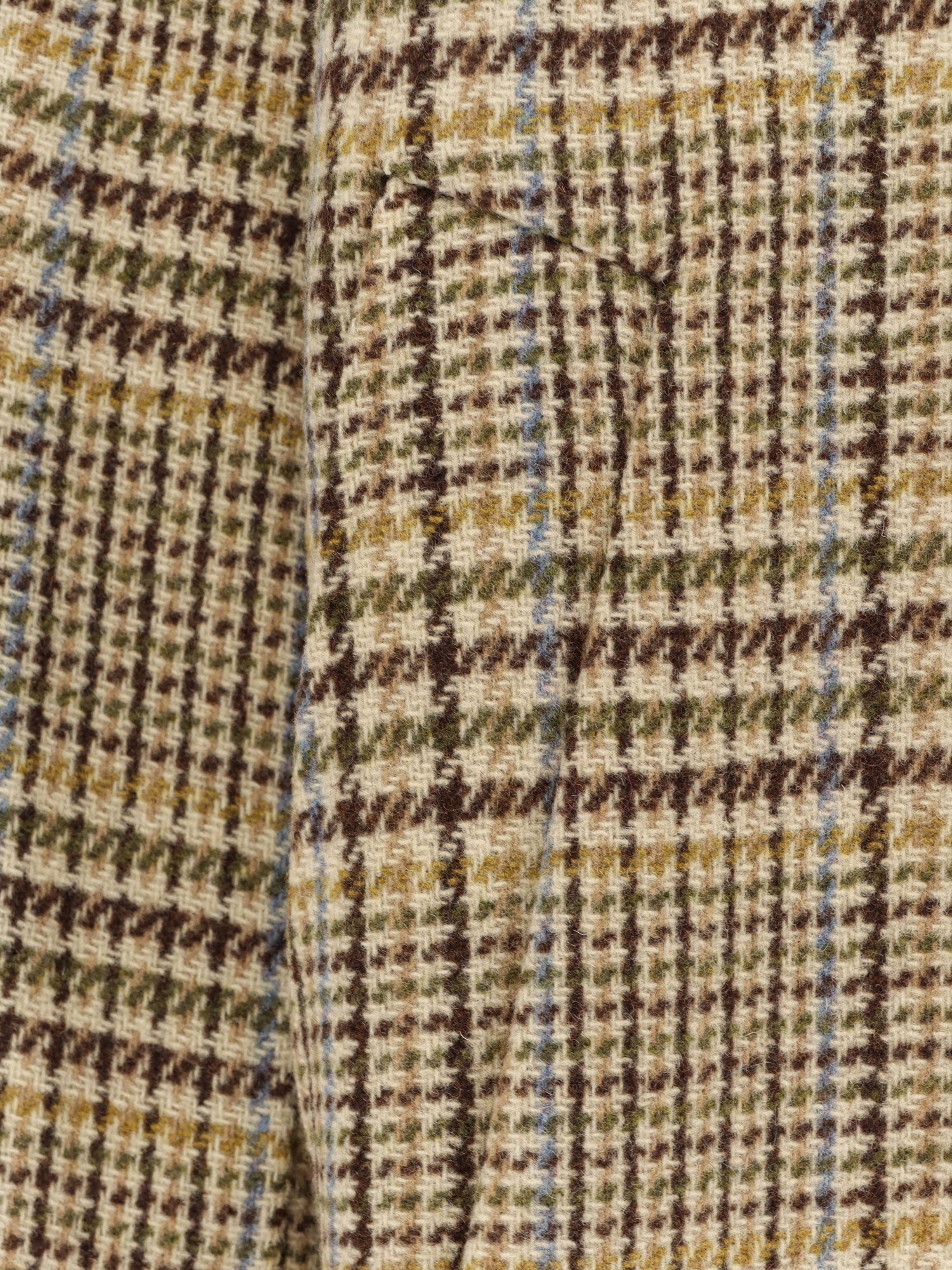AMARANTO Madras coat with padding