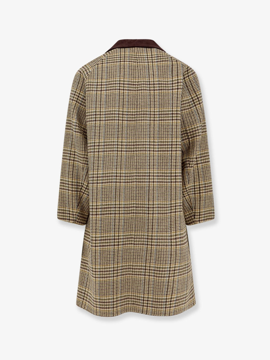 AMARANTO Madras coat with padding