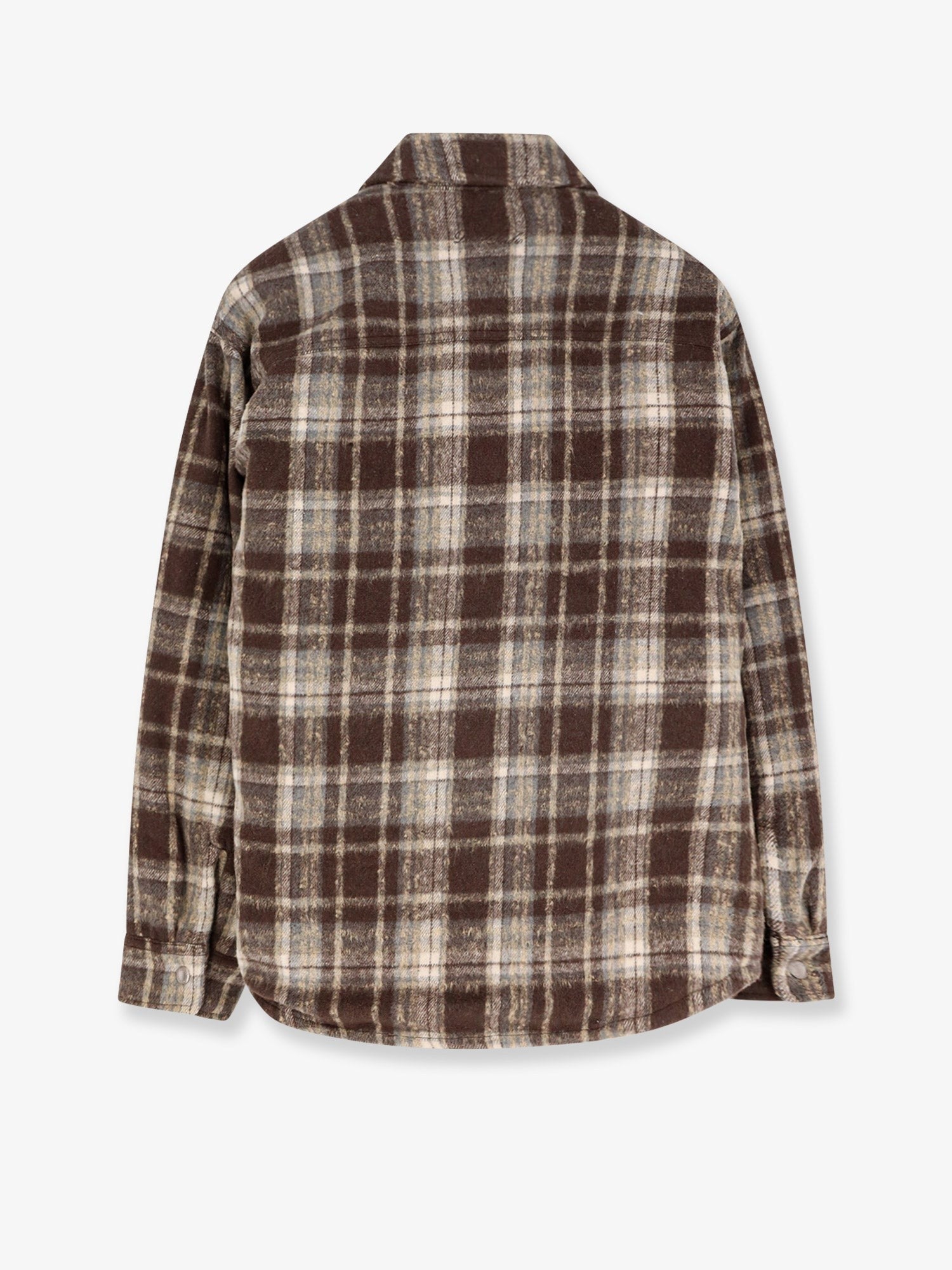 DUNST Madras pattern flannel jacket