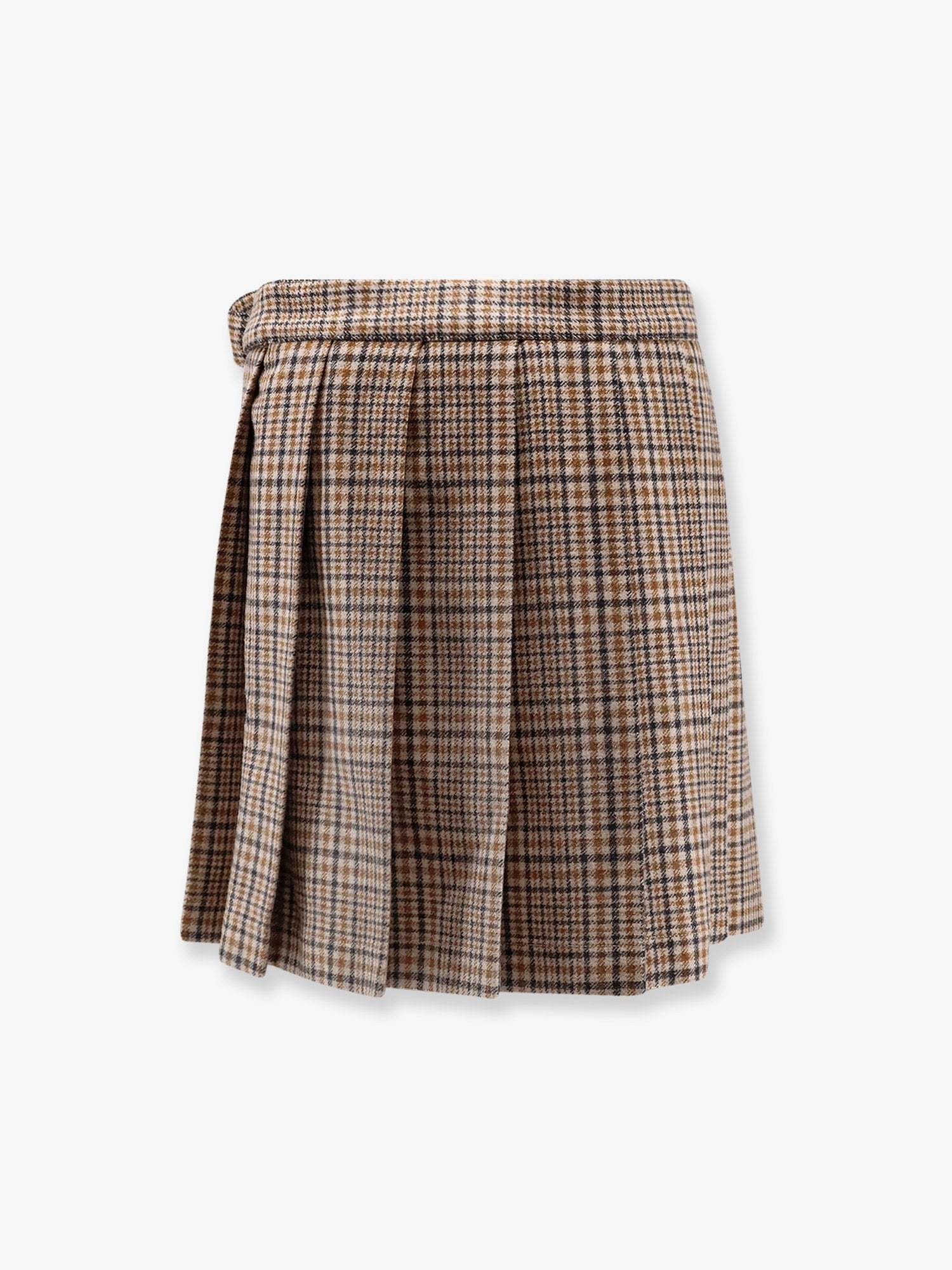 Brunello Cucinelli Madras virgin wool kilt