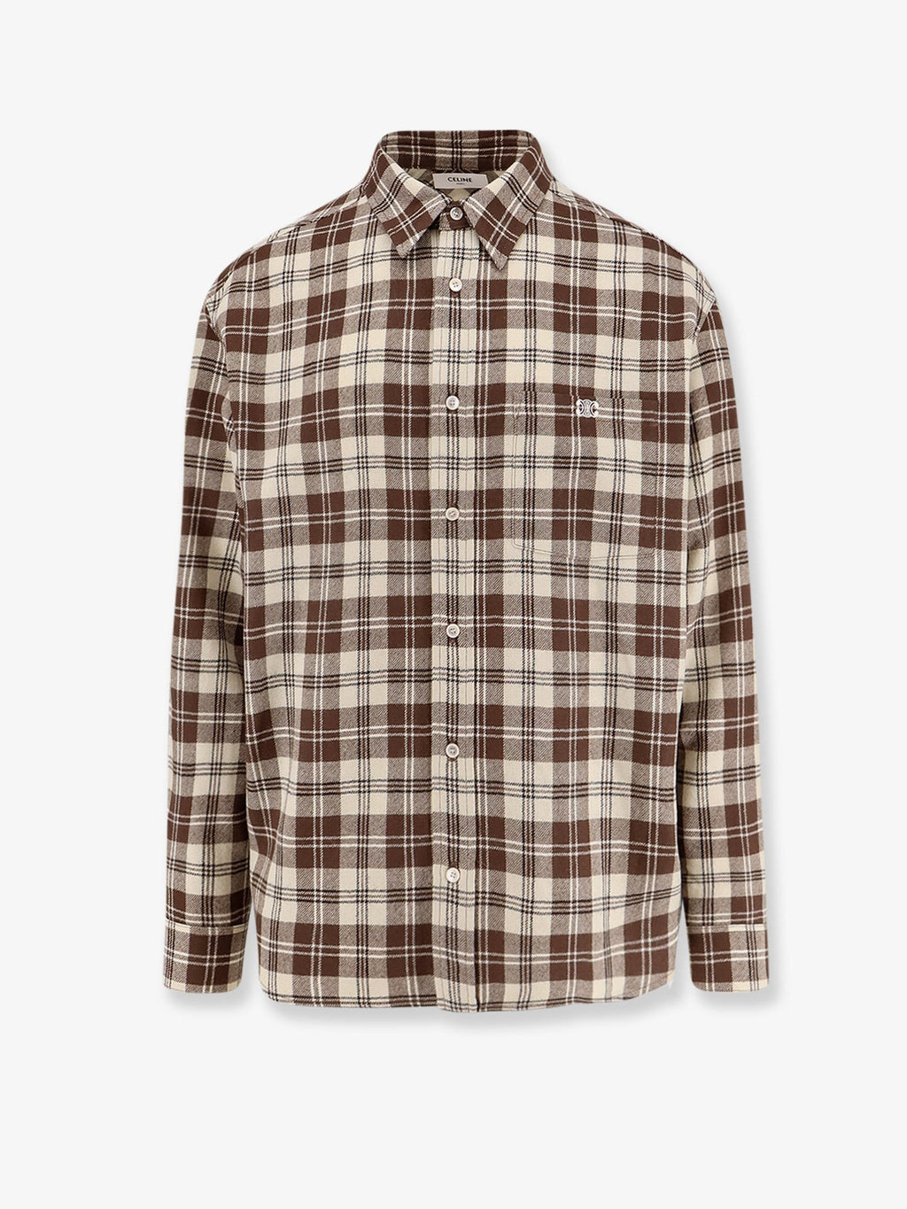 Celine Madras wool shirt