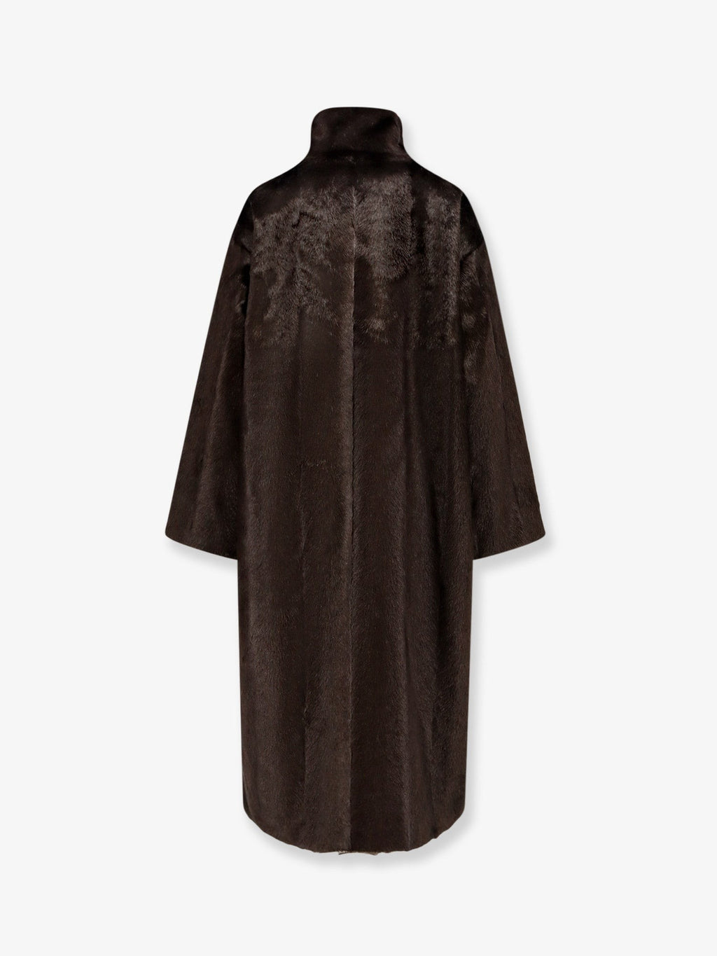 ROHE Mandarin faux fur coat