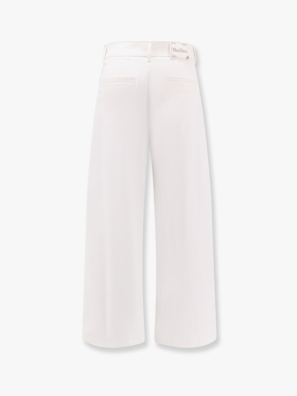 'S MAX MARA Marianna distressed fabric trouser