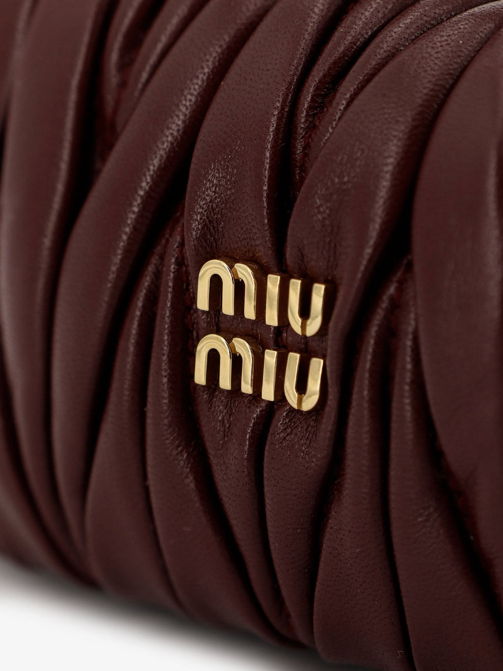Miu Miu Matelassé leather handbag