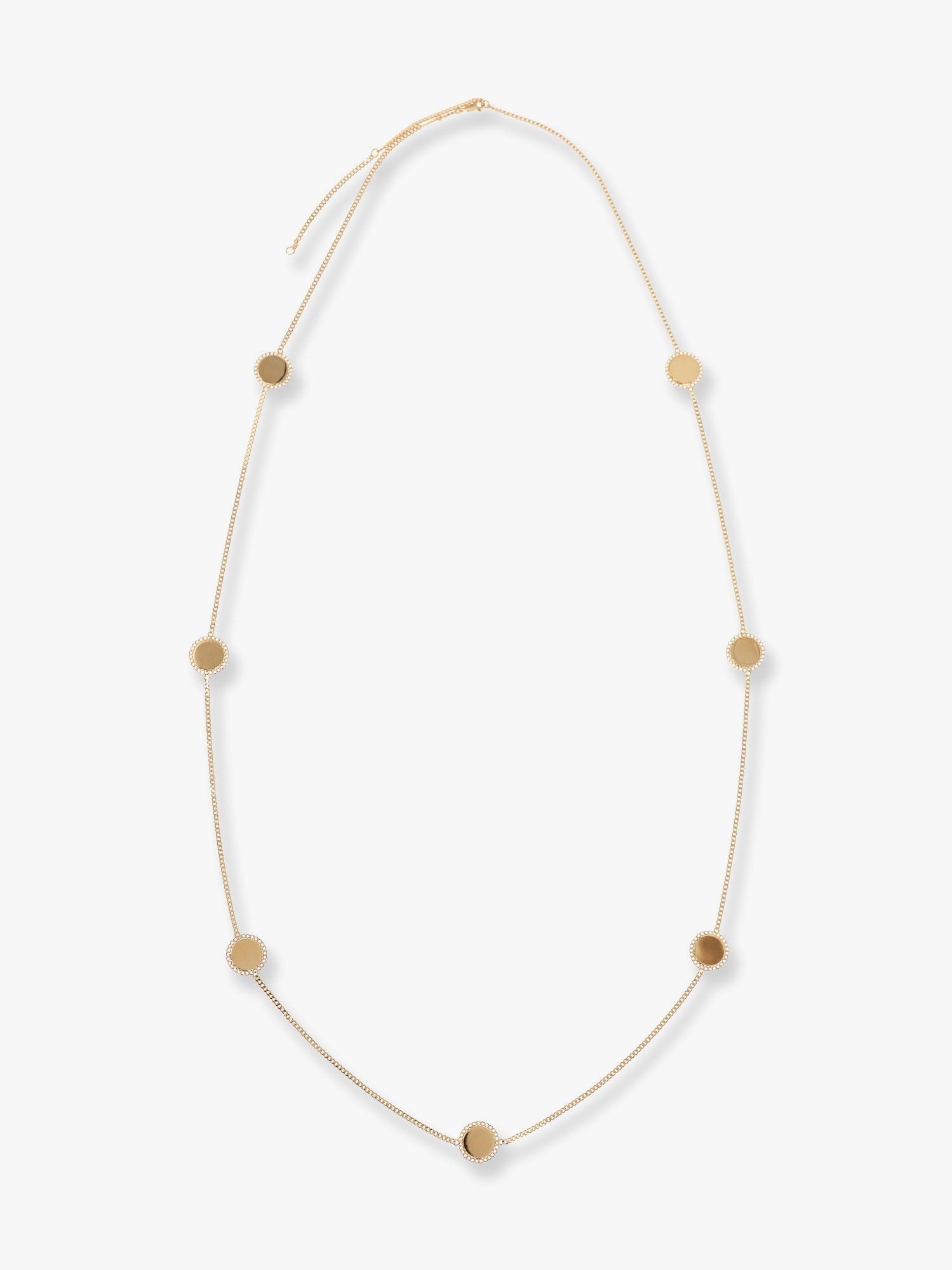 Celine Medaille sautoir metal necklace