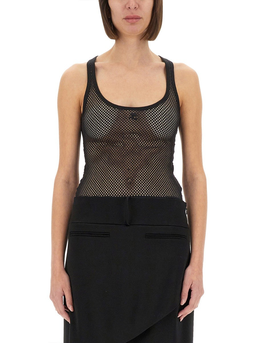 COURREGES MESH TANK TOP