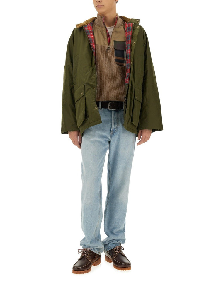 BARACUTA X BARBOUR "MILLER" JERSEY