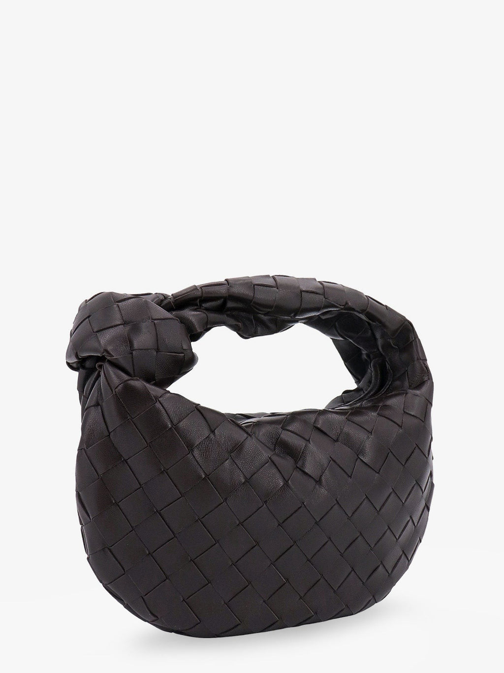 Bottega Veneta Mini jodie leather handbag with intrecciato motif