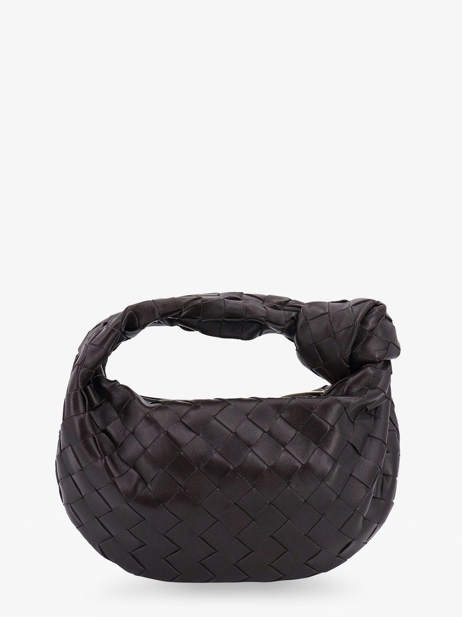 Bottega Veneta Mini jodie leather handbag with intrecciato motif