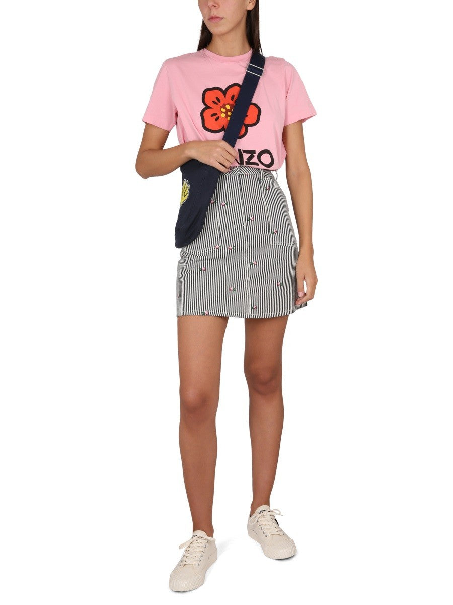 Kenzo MINISKIRT WITH PRINT