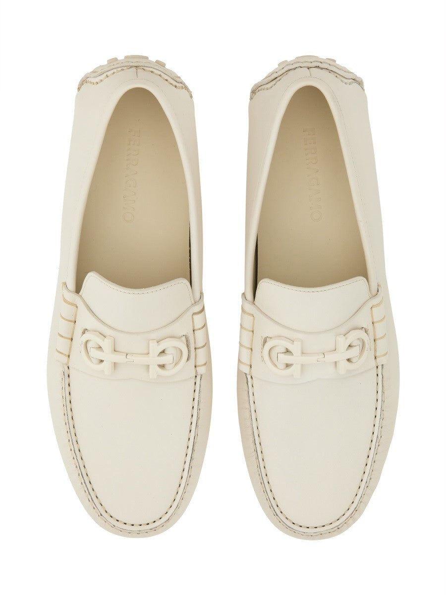Ferragamo MOCCASIN WITH GANCINI ORNAMENT