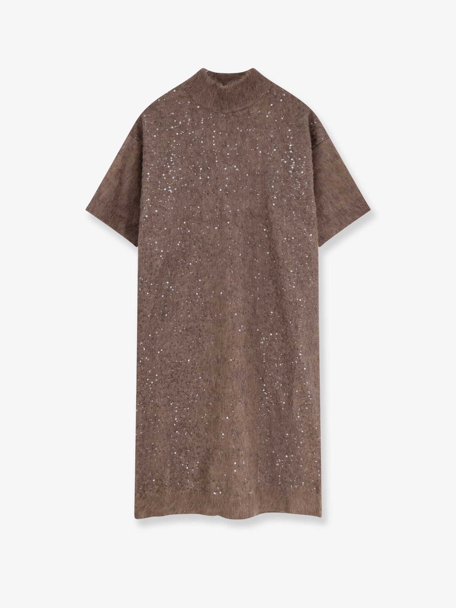 Brunello Cucinelli Mohair and virgin wool dress with sequins
