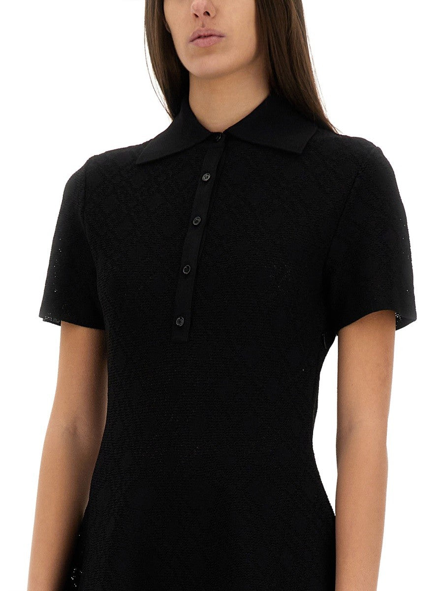 Givenchy "MONOGRAM 72" JACQUARD POLO STYLE DRESS