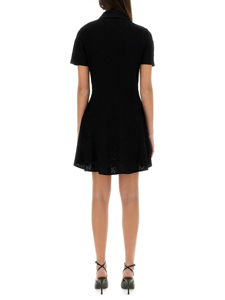 Givenchy "MONOGRAM 72" JACQUARD POLO STYLE DRESS