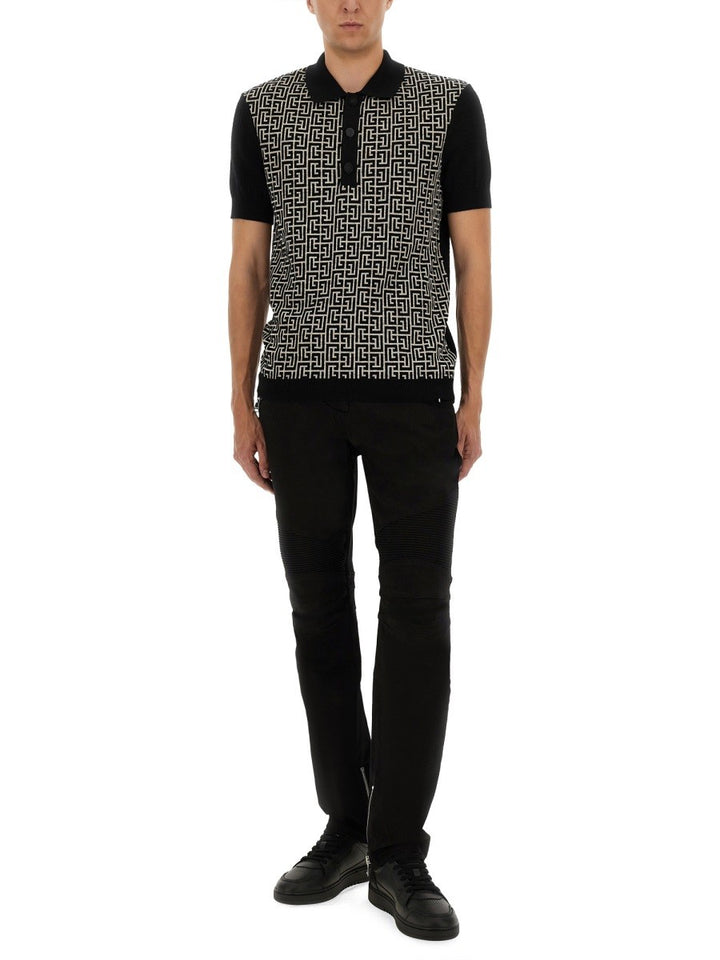 Balmain MONOGRAM POLO