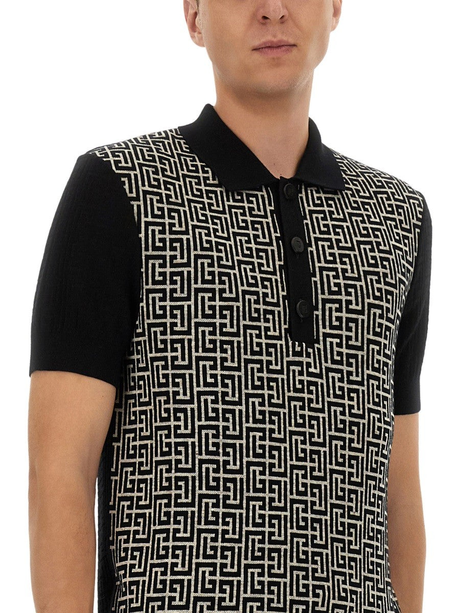 Balmain MONOGRAM POLO
