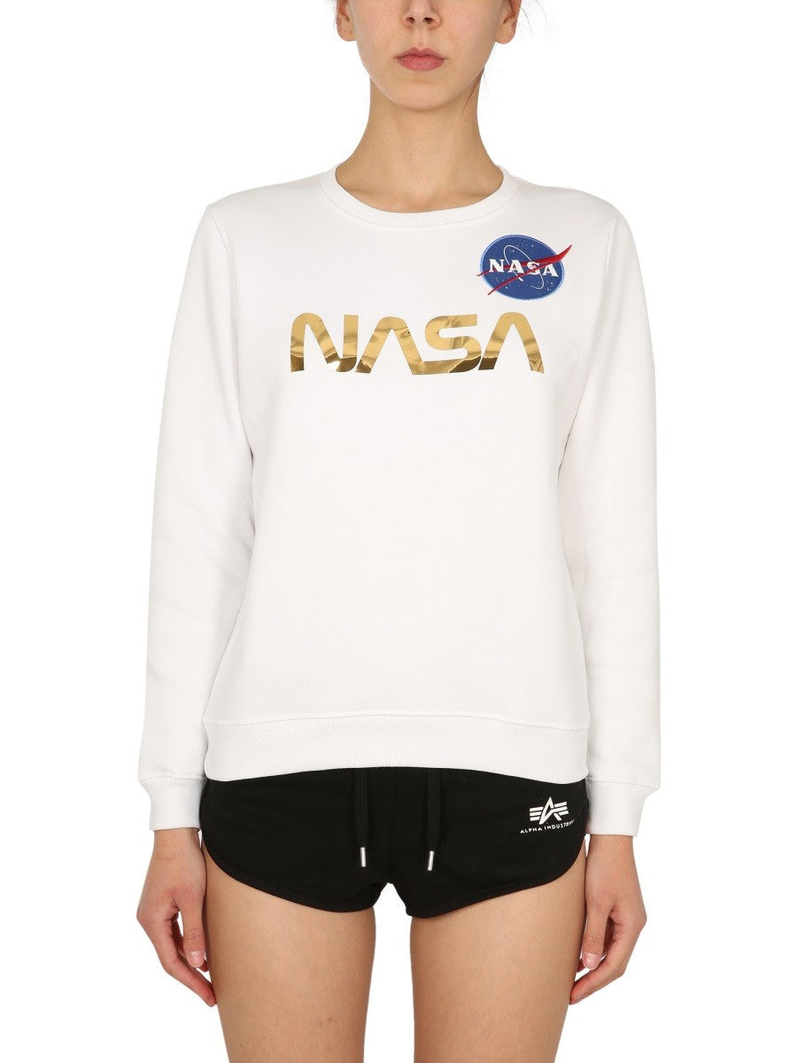 ALPHA INDUSTRIES "NASA" SWEATSHIRT